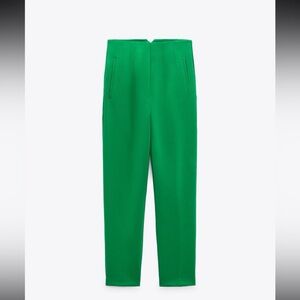 High waisted green Zara pants (never worn)